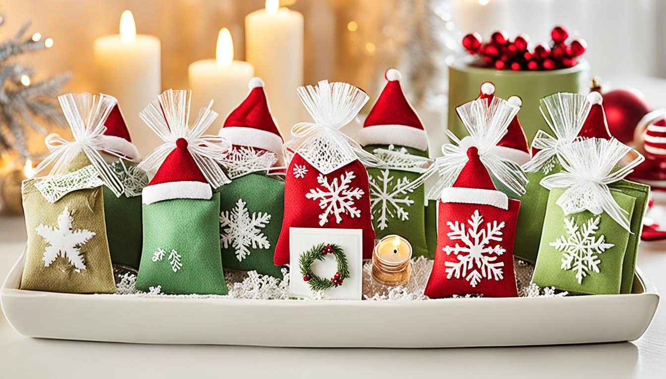Saszetki zapachowe w świątecznej dekoracji